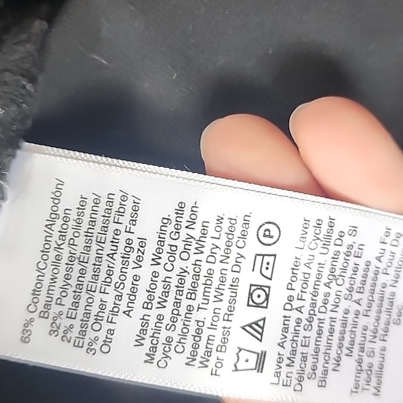 DKNY High Rise Skinny Jeans with Knee Holes - Picture 6 of 7